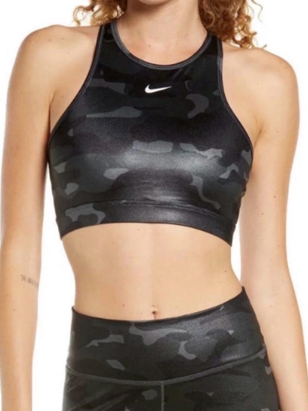 Nike One Camo Leggings and Bra Set - Picture 2 of 7